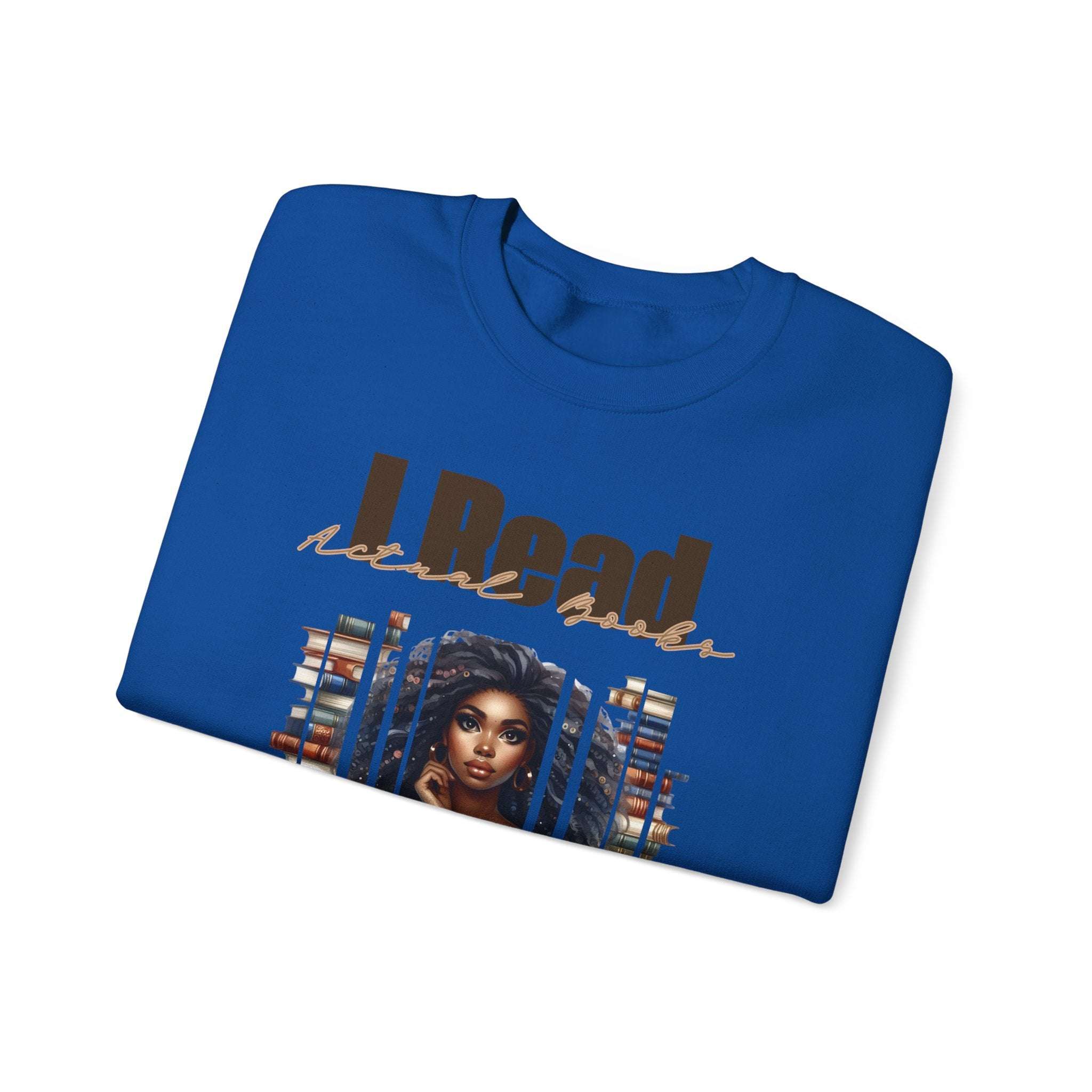 read actual books Unisex Heavy Blend™ Crewneck Sweatshirt